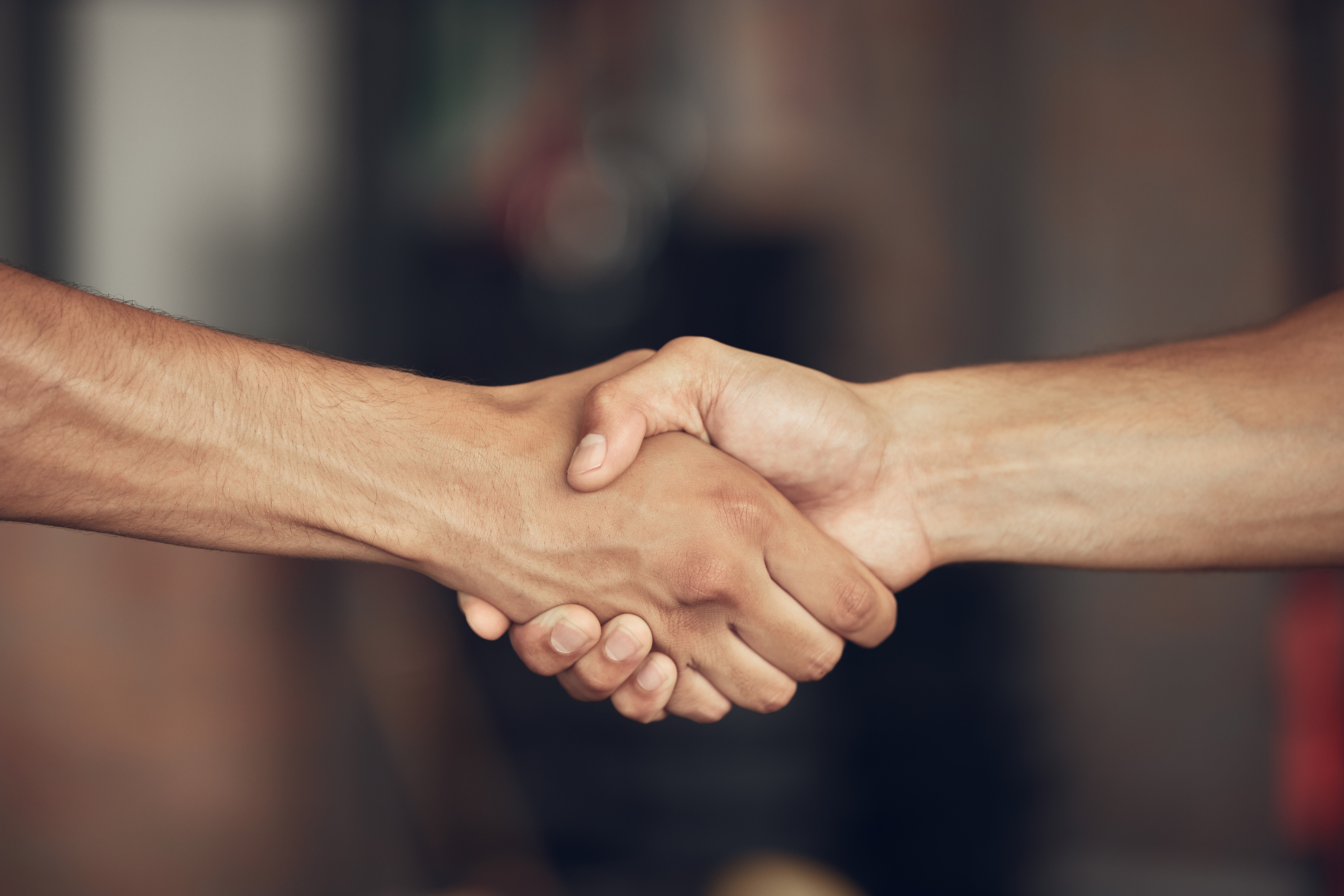 A handshake to seal a brand collaboration